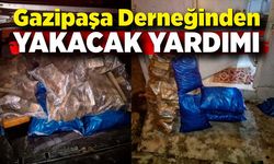 Gazipaşa Derneği ihtiyaç sahiplerine yakacak desteğinde bulundu