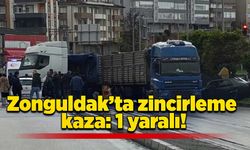 Zonguldak’ta zincirleme kaza: 1 yaralı!