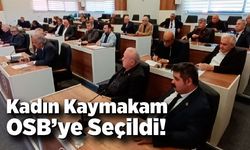 Kadın Kaymakam OSB’ye Seçildi!