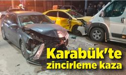 Karabük'te 3 araçlı zincirleme kaza!