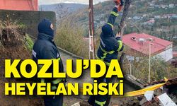 Kozlu’da heyelan riski nedeniyle ağaçlar kesildi