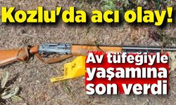 Kozlu'da acı olay! Av tüfeğiyle yaşamına son verdi