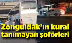 Zonguldak’ın kural tanımayan şoförleri