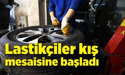 Lastikçiler kış mesaisine başladı