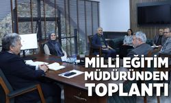 Milli Eğitim Müdüründen toplantı