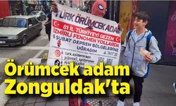 Örümcek adam Zonguldak'ta