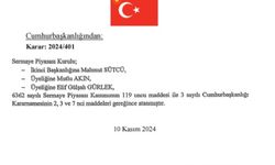 SPK İkinci Başkanlığına Sütcü atandı