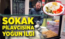 Sokak Pilavcısına yoğun ilgi