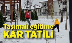 Taşımalı eğitime kar tatili