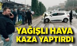 İki otomobilin çarpıştığı kazada 1 kişi yaralandı