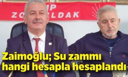 Osman Zaimoğlu; “Su zammı hangi hesapla hesaplandı”