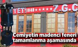 Cemiyetin madenci feneri tamamlanma aşamasında