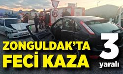 Bakacakkadı-Zonguldak kara yolunda trafik kazası: 3 yaralı