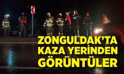 Zonguldak'ta feci kazadan görüntüler