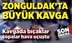 Rat'da kavga bıçaklar sopalar hava uçuştu; 2 yaralı