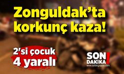 Zonguldak Ankara karayolunda korkunç kaza! 2'si çocuk 4 yaralı