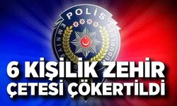 Bartın'da zehir operasyonu: Polis 6 kişilik şebekeyi çökertti