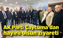 AK Parti Çaycuma İlçe yönetiminden  hayırlı olsun ziyareti