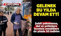 Yöresel ürünü şehit yakınlarına, dul ve yetimlere ikram ettiler