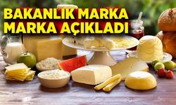 Bakanlık o markaları ifşa etti