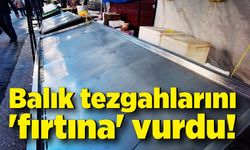 Balık tezgahlarını 'fırtına' vurdu! Vatandaş eli boş döndü