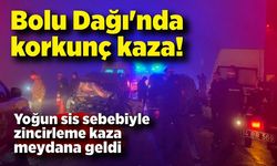 Bolu Dağı'nda sis sebebiyle zincirleme kaza: 6 yaralı