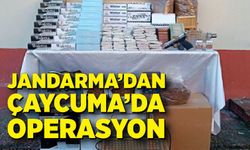 Çaycuma'da kaçak tütün operasyonu