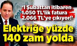 Deniz Yavuzyılmaz duyurdu: Elektriğe yüzde 140 zam yolda