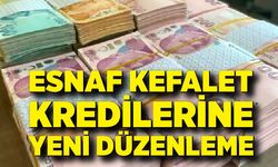 Esnaf kredi kefalet aracılığıyla kullandırılan kredilere yeni düzenlemeler getirildi