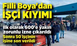 Filli Boya'dan işçi kıyımı! İşçiler ayaklandı, üretim durdu