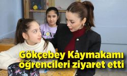 Gökçebey Kaymakamı Karapınar ortaokulunu ziyaret etti