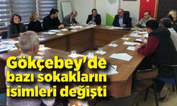 Gökçebey'de bazı sokakların isimleri değişti