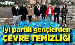 İyi partili gençlerden çevre temizliği