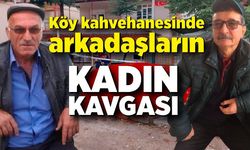 Köy kahvehanesinde kadın kavgası