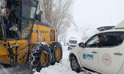 Ekipler seferber oldu: Yolları kapanan köylerdeki 8 hastayı kurtardı