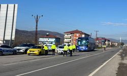 Zonguldak-Ankara Karayolunda kış lastiği denetimi!