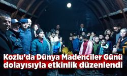 Kozlu’da Dünya Madenciler Günü dolayısıyla etkinlik düzenlendi