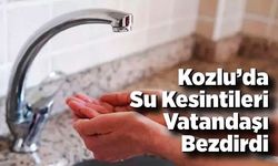 Kozlu’da Su Kesintileri Vatandaşı Bezdirdi: “Yeter Artık!”