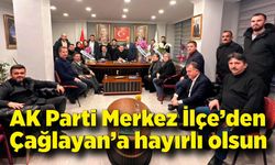 AK Parti Merkez İlçe’den Çağlayan’a hayırlı olsun ziyareti