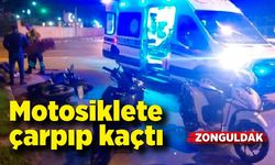 Gülüç'teki trafik kazasında motosiklet sürücüsü yaralandı