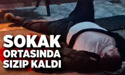 Sokak ortasında sızıp kaldı, bekçi ve polisler bir türlü uyandıramadı