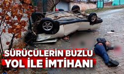 Kastamonu'da buzlanma kazaları beraberinde getirdi: 2 yaralı