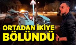 Ortadan ikiye bölünen Fiat Tofaş 1 kişiye mezar oldu