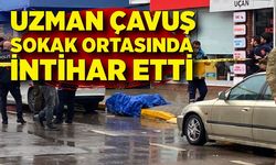 Uzman çavuş sokak ortasında hayatına son verdi