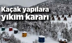 Çubuk Gölü çevresindeki kaçak yapılara yıkım kararı