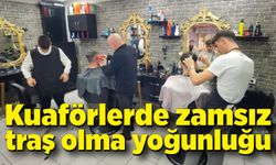 Kuaförlerde zam öncesi yoğunluk! Taleplere yetişmeye çalışıyorlar