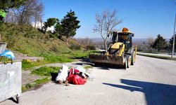 Evsel olmayan atıkları konteynerlere atmayın