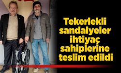 Tekerlekli sandalyeler ihtiyaç sahiplerine teslim edildi