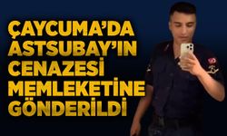 Çaycuma'da astsubayın cenazesi memleketine gönderildi