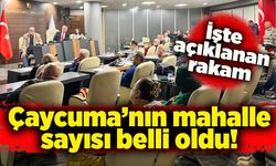 Çaycuma’nın mahalle sayısı belli oldu! İşte o rakam...